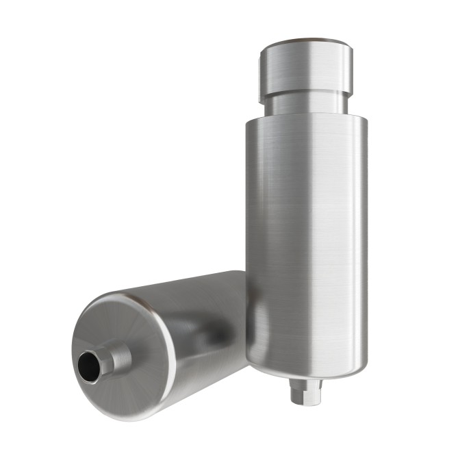 Pre-milled Ti-blanks compatible with Warantec™