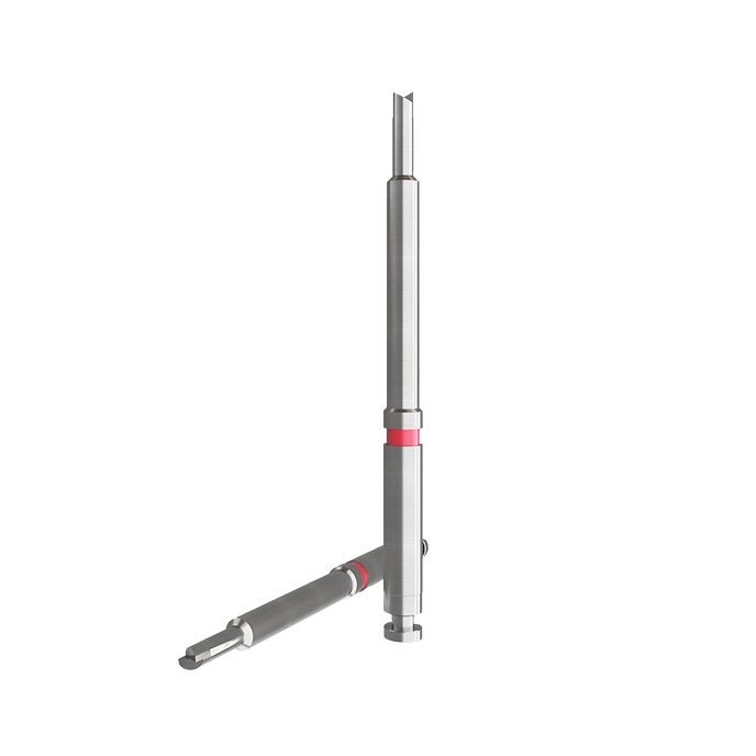 Reverse clamping drill